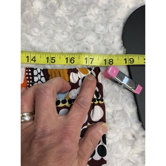 Moon Orchard Maxi Skirt Pockets Size M Polka Dot Multi Colors Flowy Lightweight - Picture 8 of 9